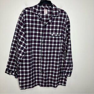 Brooks Brothers Navy and White Checkered Shirt